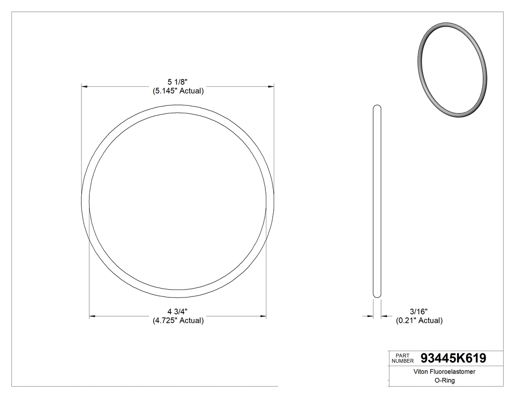 Technical drawing - 93445K619
